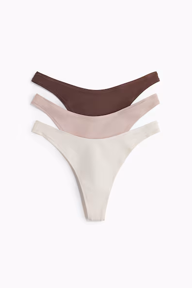Пакет из 3 трусиков THONG из микрофибры