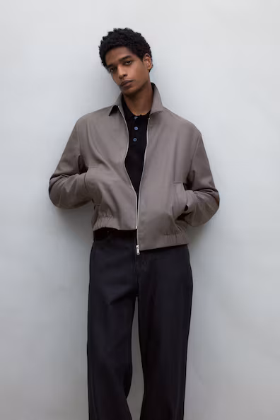 Куртка из дутого хлопка REGULAR FIT