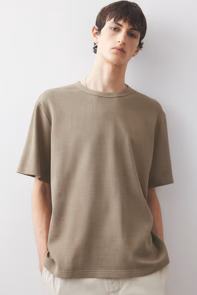 Футболка REGULAR FIT с текстурой улья