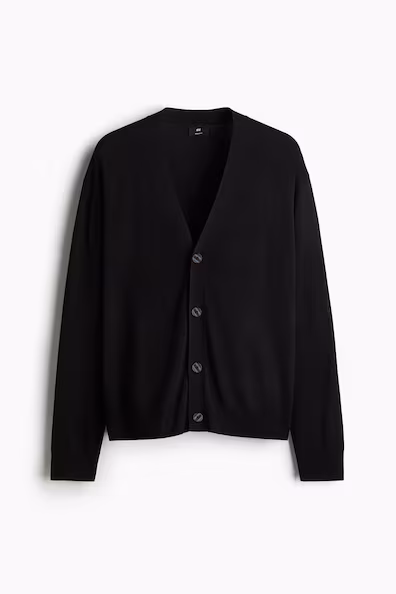 Кардиган из тонкой пряжи REGULAR FIT