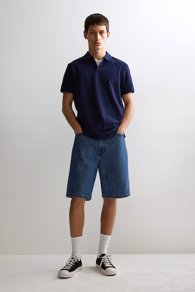 Поло в рубчик REGULAR FIT