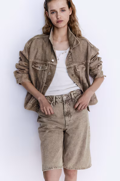 Джинсовые шорты BERMUDA BAGGY HIGH