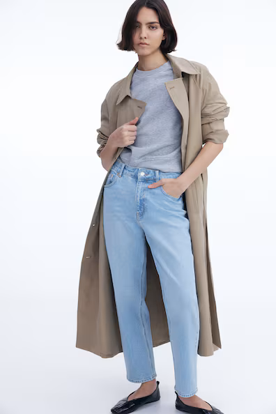 Джинсы SLIM STRAIGHT HIGH ANKLE