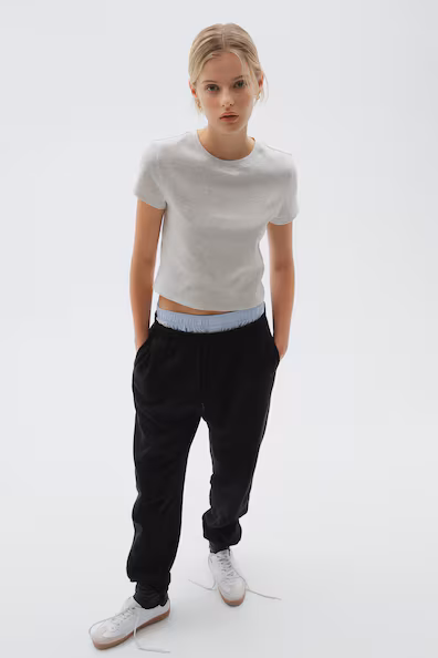 Брюки JOGGERS с высокой талией