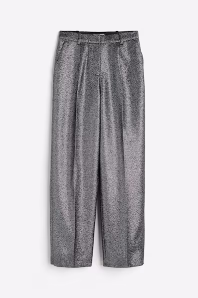 Брюки с блестящим эффектом H&M