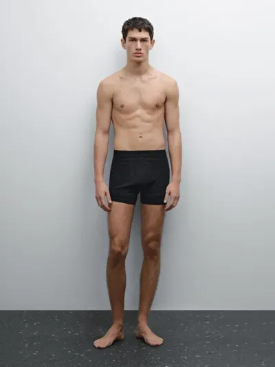 PLAIN COTTON BLEND BOXERS