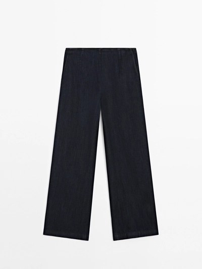 Zara Джинсы с покроем баррель фит