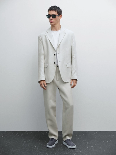 Zara Пиджак из 100% льна