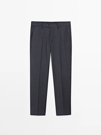 Zara Брюки для костюма из 100% шерсти