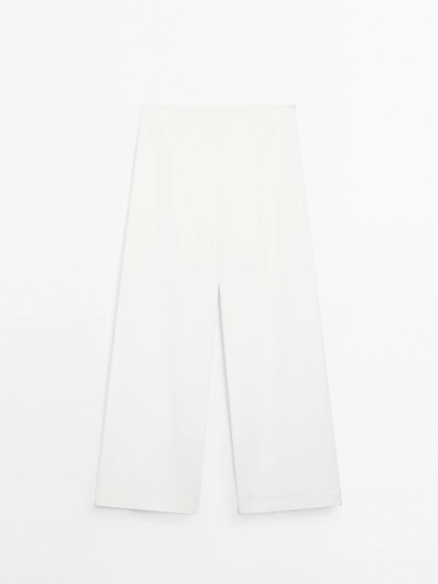 Zara Брюки марки MASSIMO DUTTI с высокой талией - STUDIO