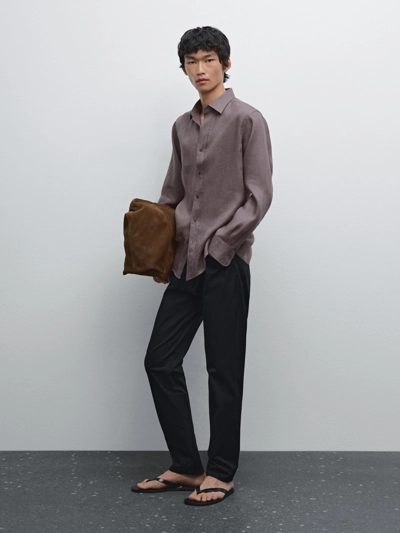 Zara Джинсы из легкой текстурированной денимовой ткани с узким кроем