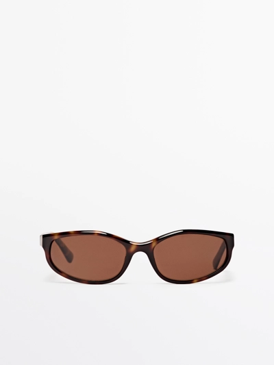 Zara Солнцезащитные очки маленькие овальные