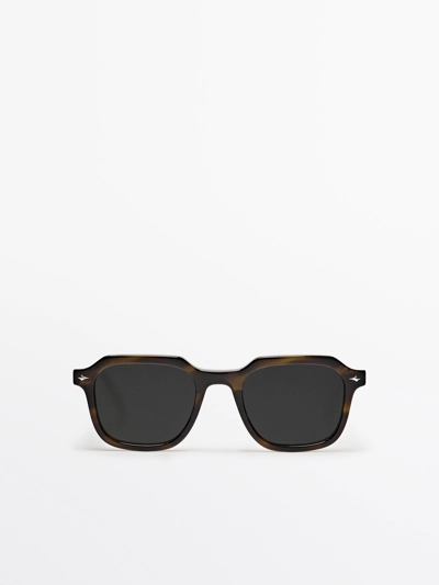 Zara Солнцезащитные очки в квадратной оправе купить с доставкой.