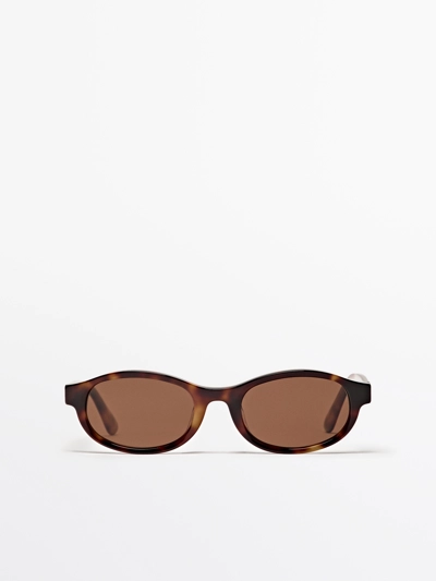 Zara Солнцезащитные очки маленького круглого размера