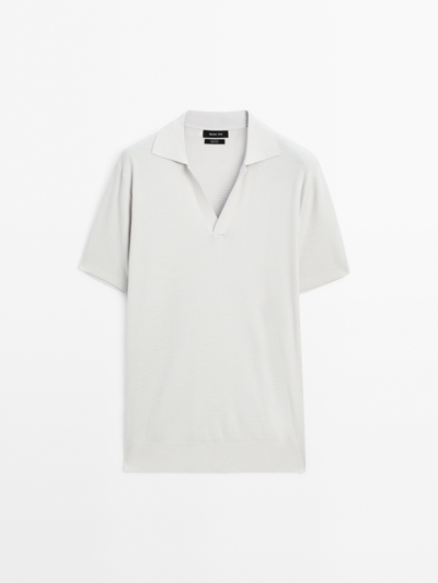 Zara Поло с воротником-гольф из трикотажа