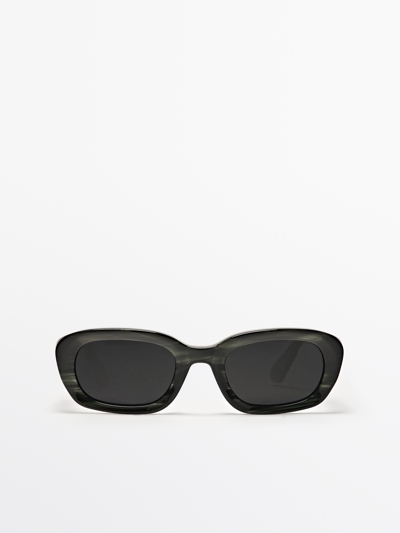 Zara Солнечные очки в овальной оправе