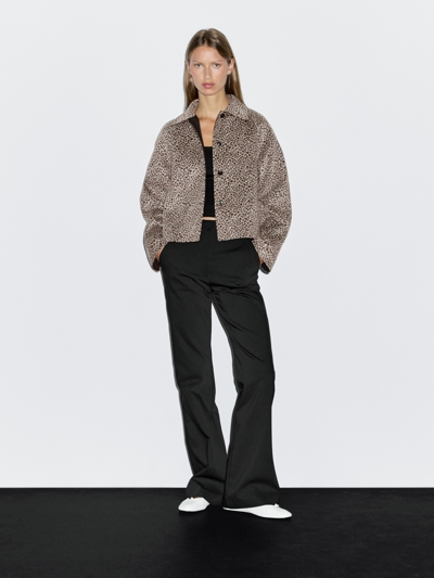 Zara Короткая куртка из шерсти купить с доставкой.