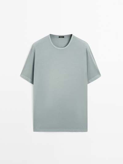 Zara Футболка с коротким рукавом в стиле старого