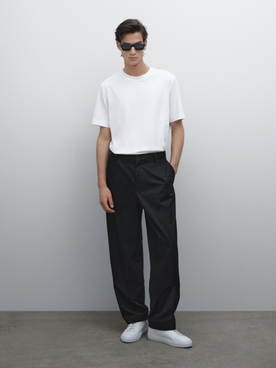 Zara Футболка с коротким рукавом из льна