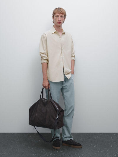 Zara Рубашка свободного кроя из 100% хлопка