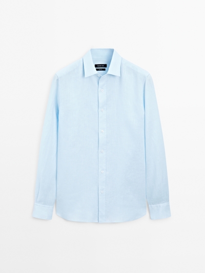 Zara Рубашка из 100% льна