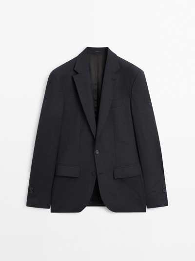 Zara Пиджак из 100% шерсти для костюма