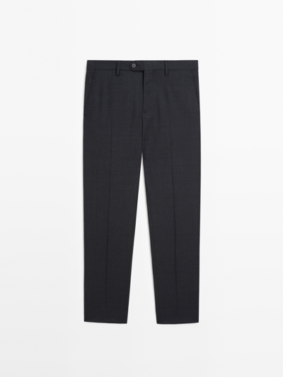 Zara Брюки для костюма из 100% шерсти