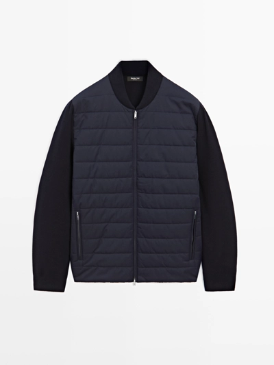 QUILTED BOMBER JACKET
