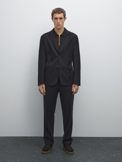 Zara Брюки из шерстяно-капроновой смеси