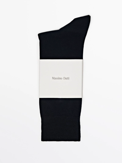 Носки из мерсеризованного хлопкового смесового материала- Заказать в России