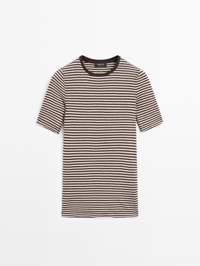 Zara Футболка с коротким рукавом в полоску купить с доставкой.