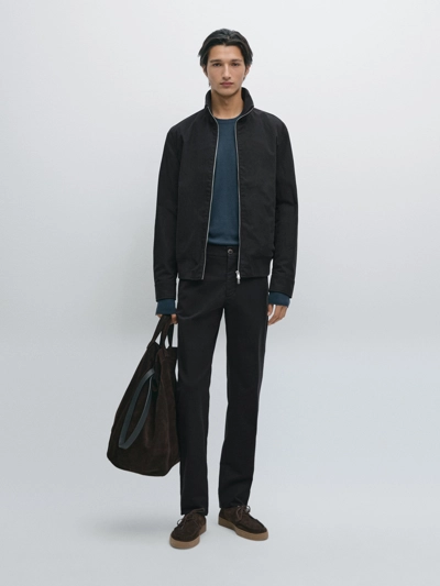 Брюки из 100% хлопка в облегающем крое- Заказать в России