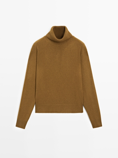 Zara Водолазка из шерстяно-полиэстерового смесового материала