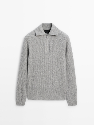 Zara Свитер с макраме из 100% шерсти