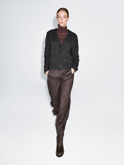 Zara Кардиган с V-образным вырезом из шерстяной смеси