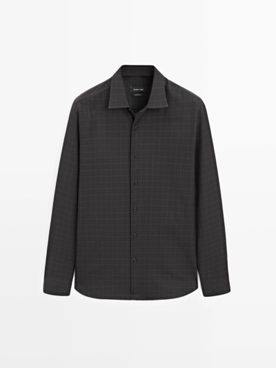 REGULAR FIT CHECKED SHIRT