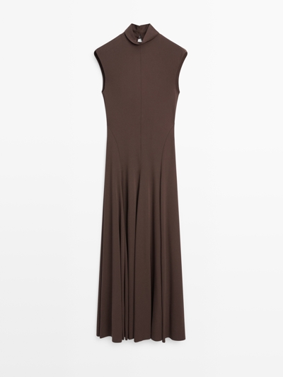 Zara Платье с высоким воротником - STUDIO