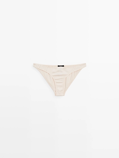 Трусики из атласного шелка- Заказать в России