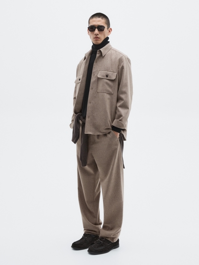 Zara Брюки из шерстяной смеси с эластаном - LIMITED