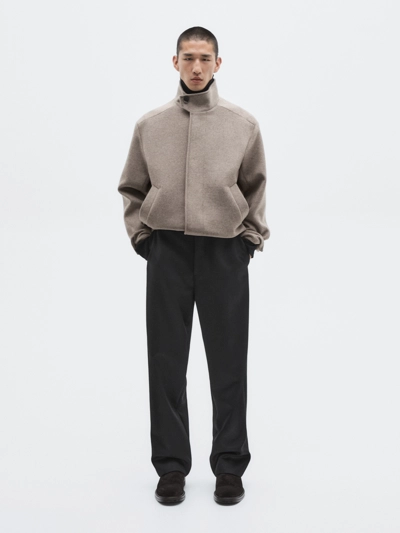 Пальто из шерстяной смеси с высоким воротником - LIMITED