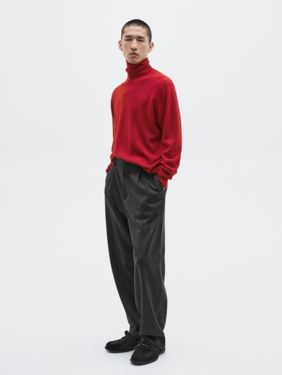 Zara Свитер из шерсти и кашемира с высоким воротником - LIMITED купить с доставкой.