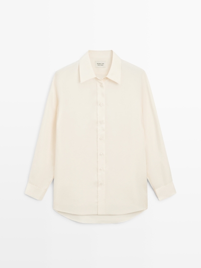 Zara Рубашка OVERSIZE из потрясающего атласа - LIMITED