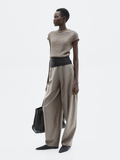 Свитер с короткими рукавами из альпаки и шелка - LIMITED- Заказать в России