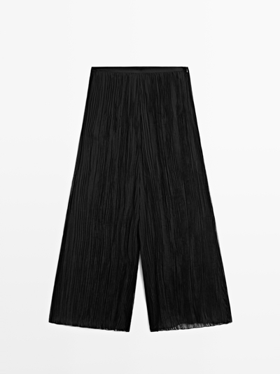 Zara Широкие брюки с запахом купить с доставкой.