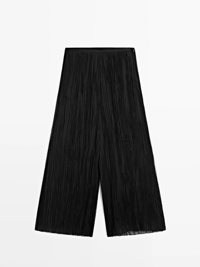 Широкие брюки с запахом- Заказать в России