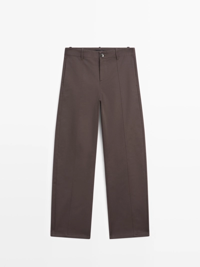 Брюки средней посадки CARROT FIT