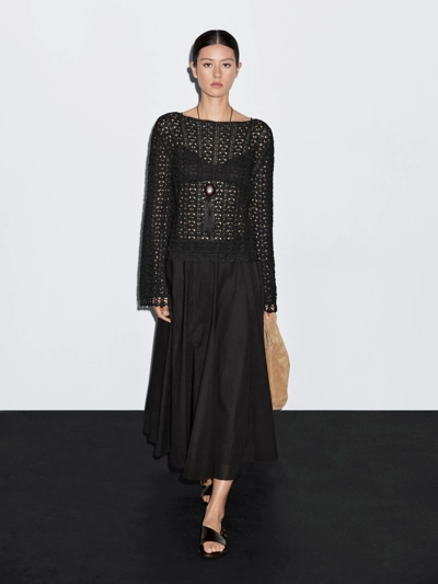 Юбка-клеш из 100% хлопка