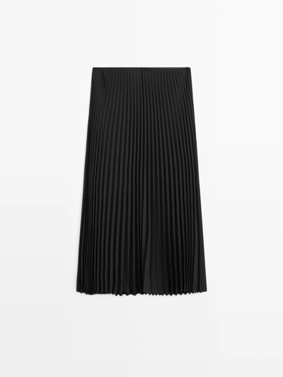Длинная плиссированная юбка- Заказать в России
