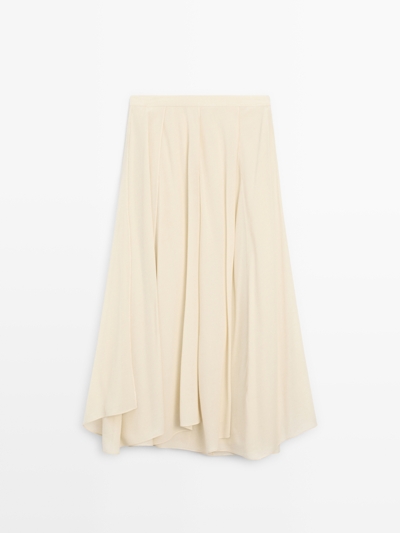 Zara Юбка миди с оборками