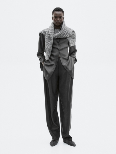 Zara Рубашка из 100% шелка с приталенным силуэтом - LIMITED